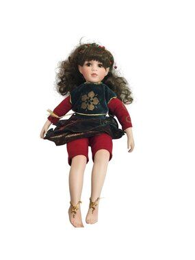 Paradise Galleries Christmas Jewel Fairy Doll Treasury Collection No Wings